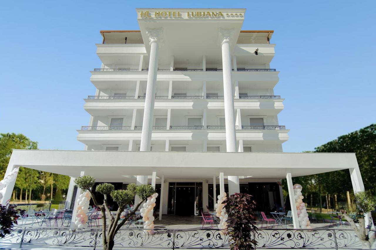 Hotel Lubjana Durrës Exteriör bild